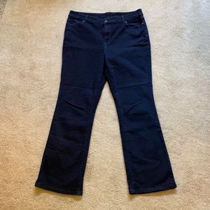 LL Bean favorite fit, boot cut jeans